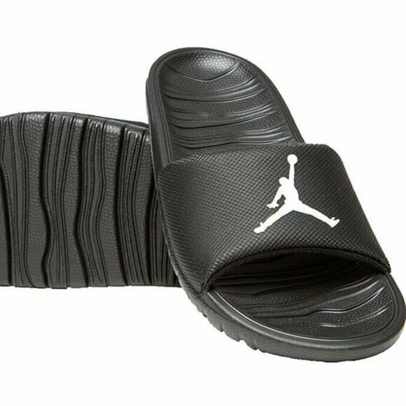 Jordan Other - Nike Air Jordan AJ Break Slides Sandals Black / White AR6374-010
